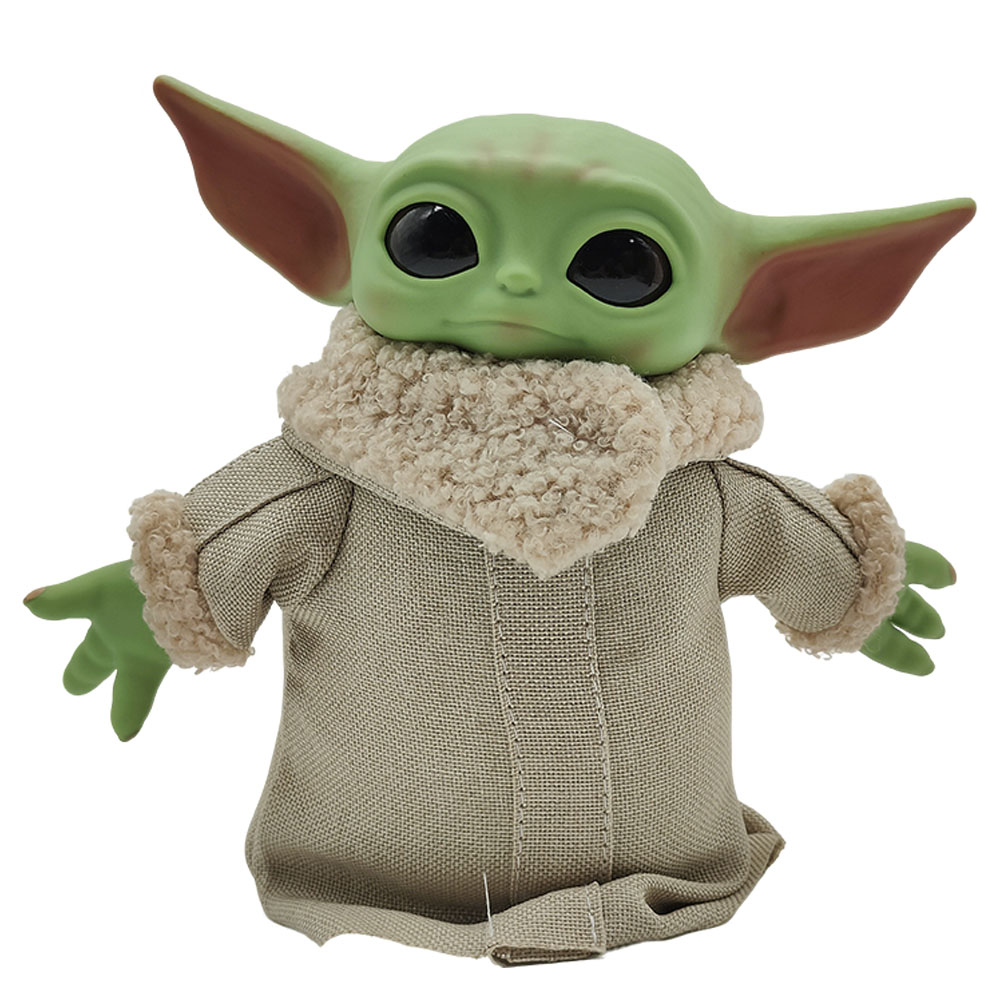 Baby Yoda Products - スターウォーズマンダロリアンザチャイルドベビーヨーダぬいぐるみアクションフィギュアおもちゃ本物の服人形コレクションモデル