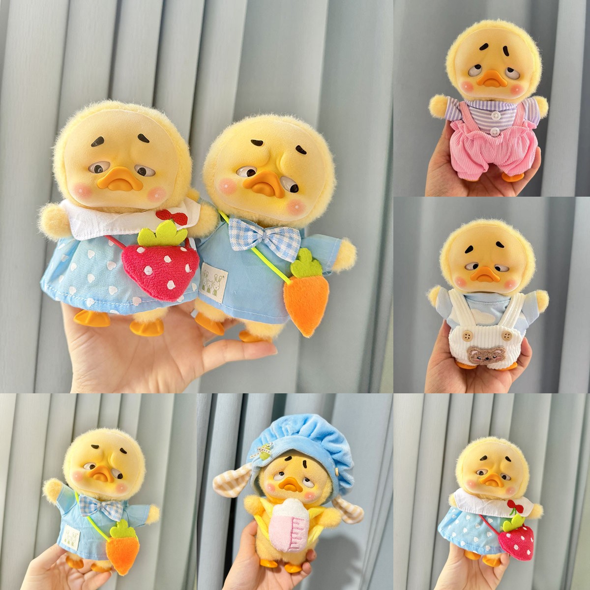 Baby Products - 幼稚園用のアヒルのぬいぐるみセット,かわいいベビーアクセサリー,小さな黄色いアヒルの人形の服,居心地の良いアヒルの服
