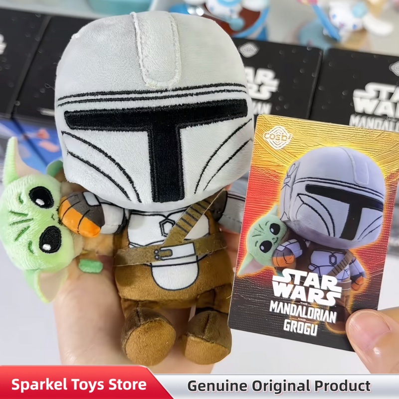 Baby Yoda Products - 本物のスターウォーズマンダロリアンとグローグコスビぬいぐるみブラインドボックスコレクションキーホルダー家の装飾ペンダント人形ミステリーボックスおもちゃギフト