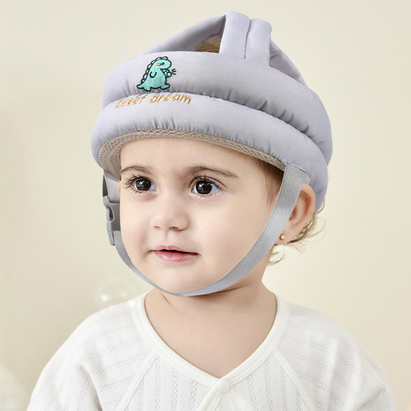 Infant Head Protector - 新しい赤ちゃんの安全ヘルメット頭部保護帽子幼児落下防止パッド子供歩くことを学ぶクラッシュキャップ調節可能な保護ヘッドギア