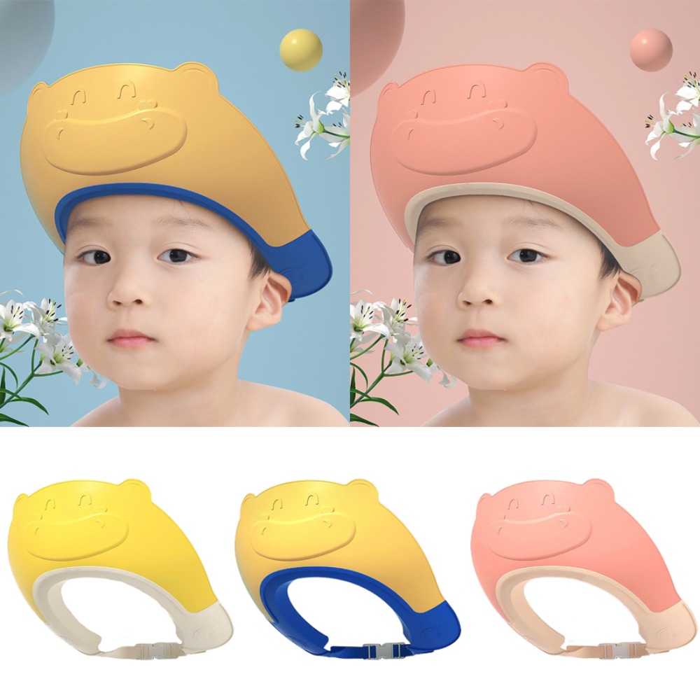 Infant Head Protector - シャンプーアーティファクト ベビーシャワーキャップ 耳保護 入浴用ヘアウォッシュハット 安全調整可能 バスヘッドカバー