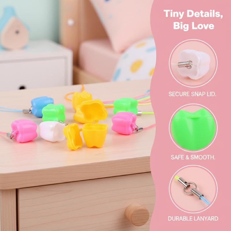 50個入り乳歯ボックス 歯型乳歯オーガナイザー 子供用保存ボ - Baby Products Storage Box のレビューと価格