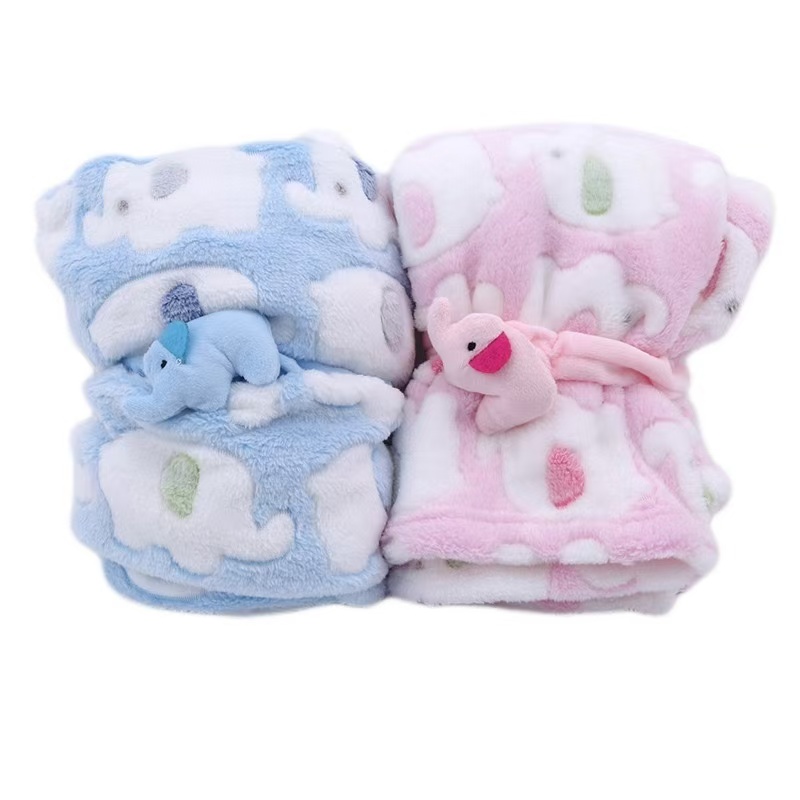 漫画ベビーブランケットかわいい象ベビー用品新生児象エアコンキ - Baby Products Newborn のレビューと価格