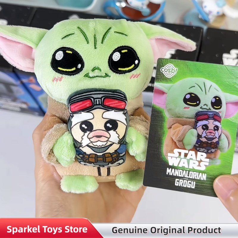 本物のスターウォーズマンダロリアンとグローグコスビぬいぐるみ - Baby Yoda Products のレビューと価格
