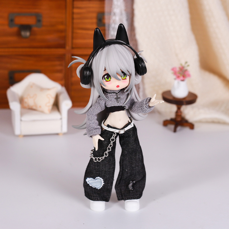 Bjd 人形服ストリートファッション気質ジーンズベストセータ - Baby Product のレビューと価格