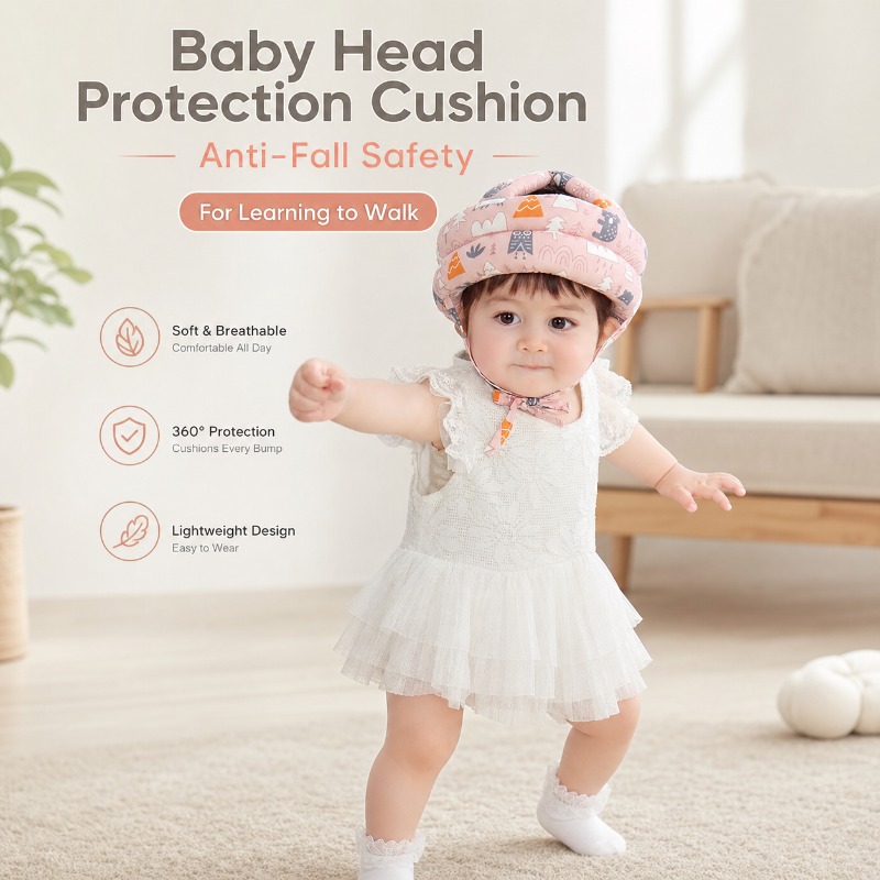 幼児用転倒防止ヘルメット、調節可能なヘッドプロテクターパッド - Infant Head Protector のレビューと価格