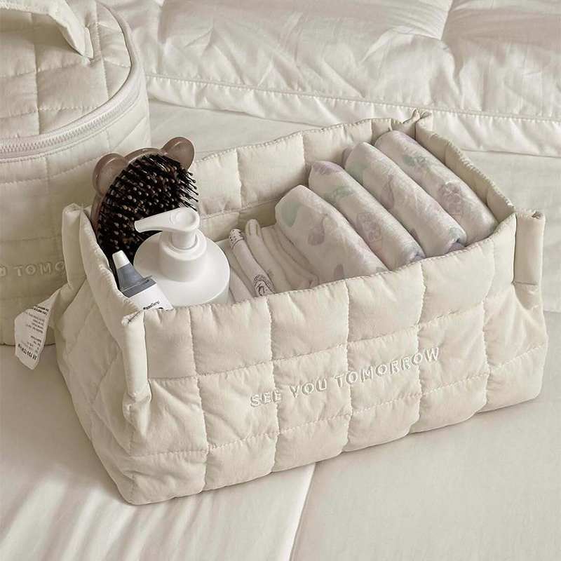 韓国スタイルのベビーおむつ収納バッグバスケットスナック雑貨収 - Baby Products Storage Box のレビューと価格