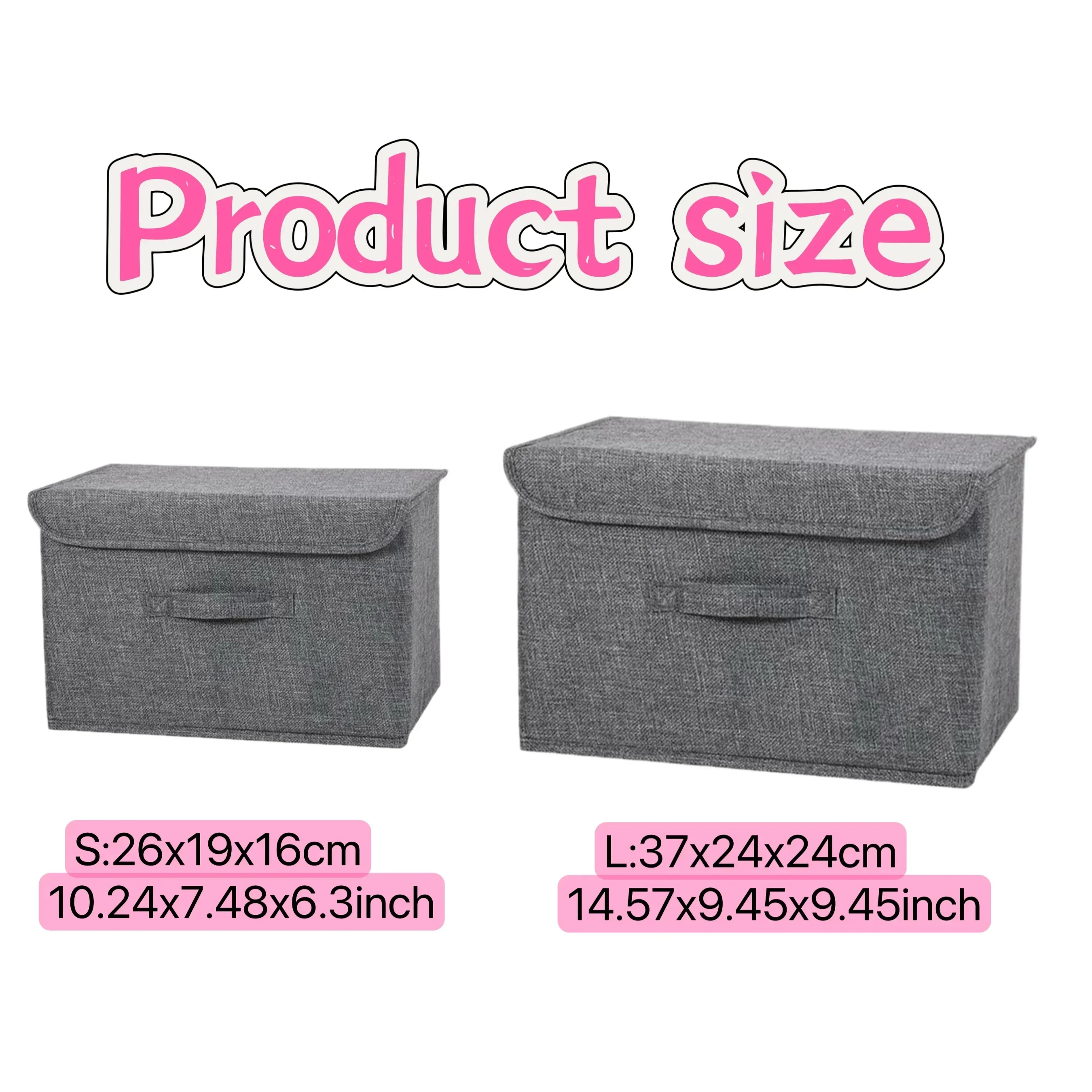 大容量リネン生地収納オーガナイザー折りたたみ式衣類収納バスケ - Baby Products Storage Box のレビューと価格