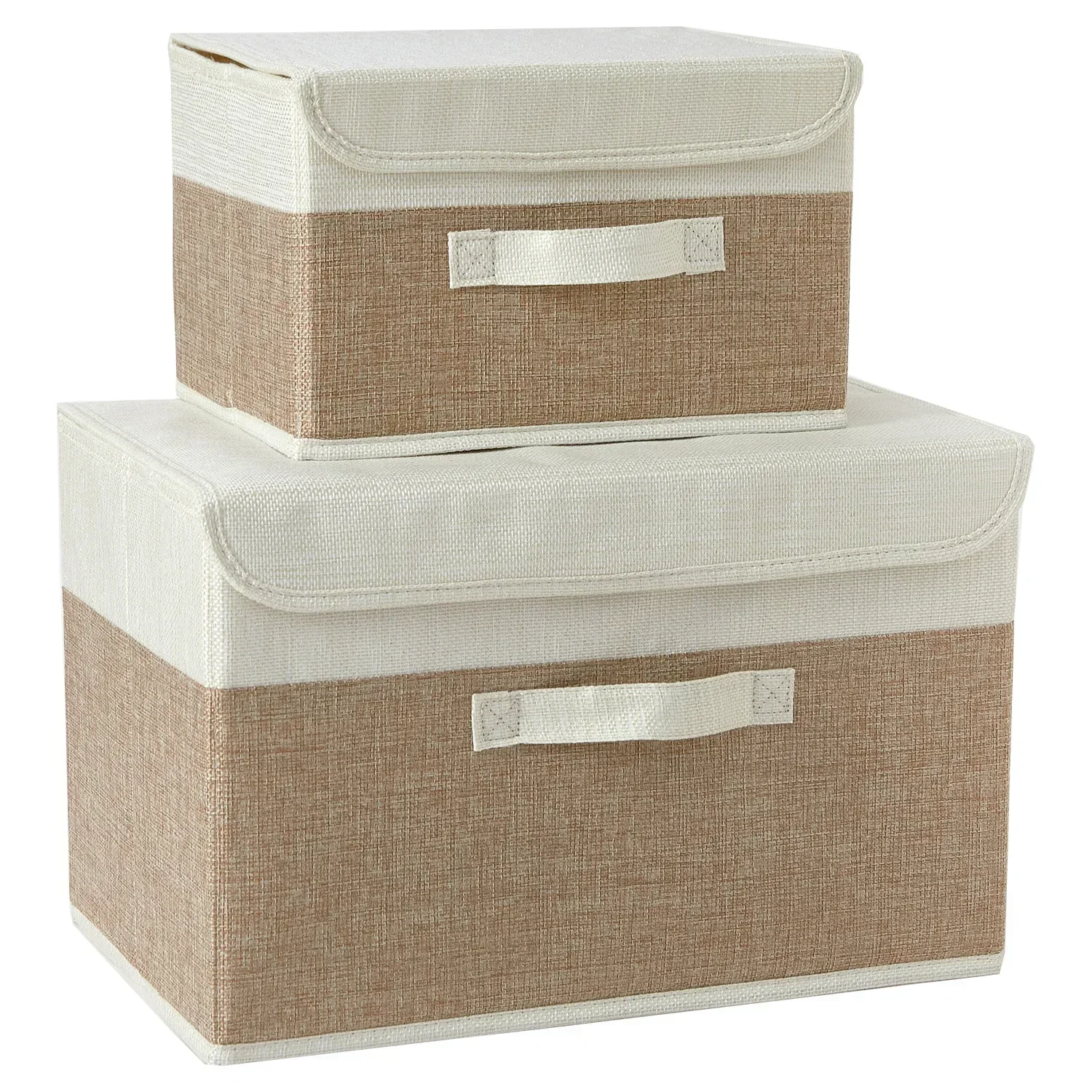 大容量リネン生地収納オーガナイザー折りたたみ式衣類収納バスケ - Baby Products Storage Box のレビューと価格