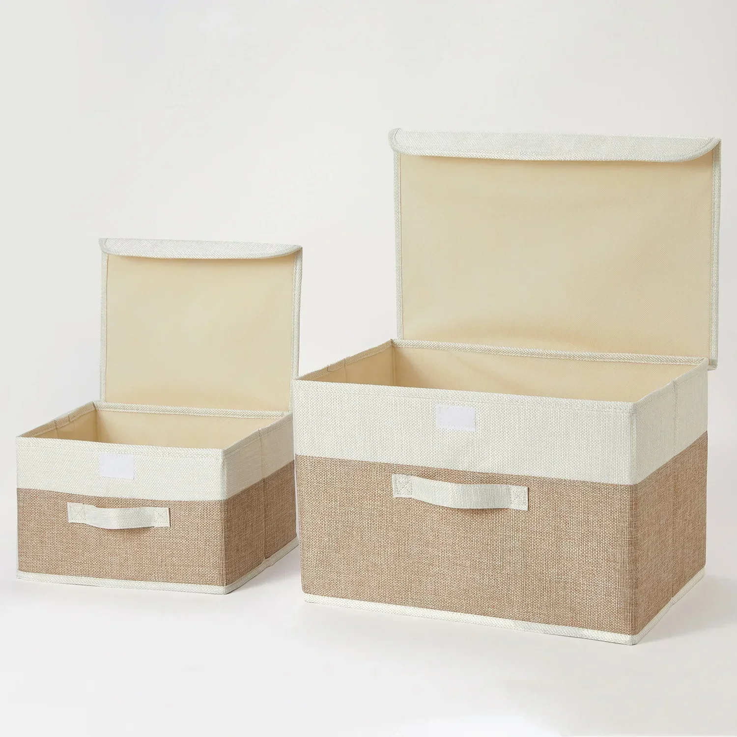 大容量リネン生地収納オーガナイザー折りたたみ式衣類収納バスケ - Baby Products Storage Box のレビューと価格