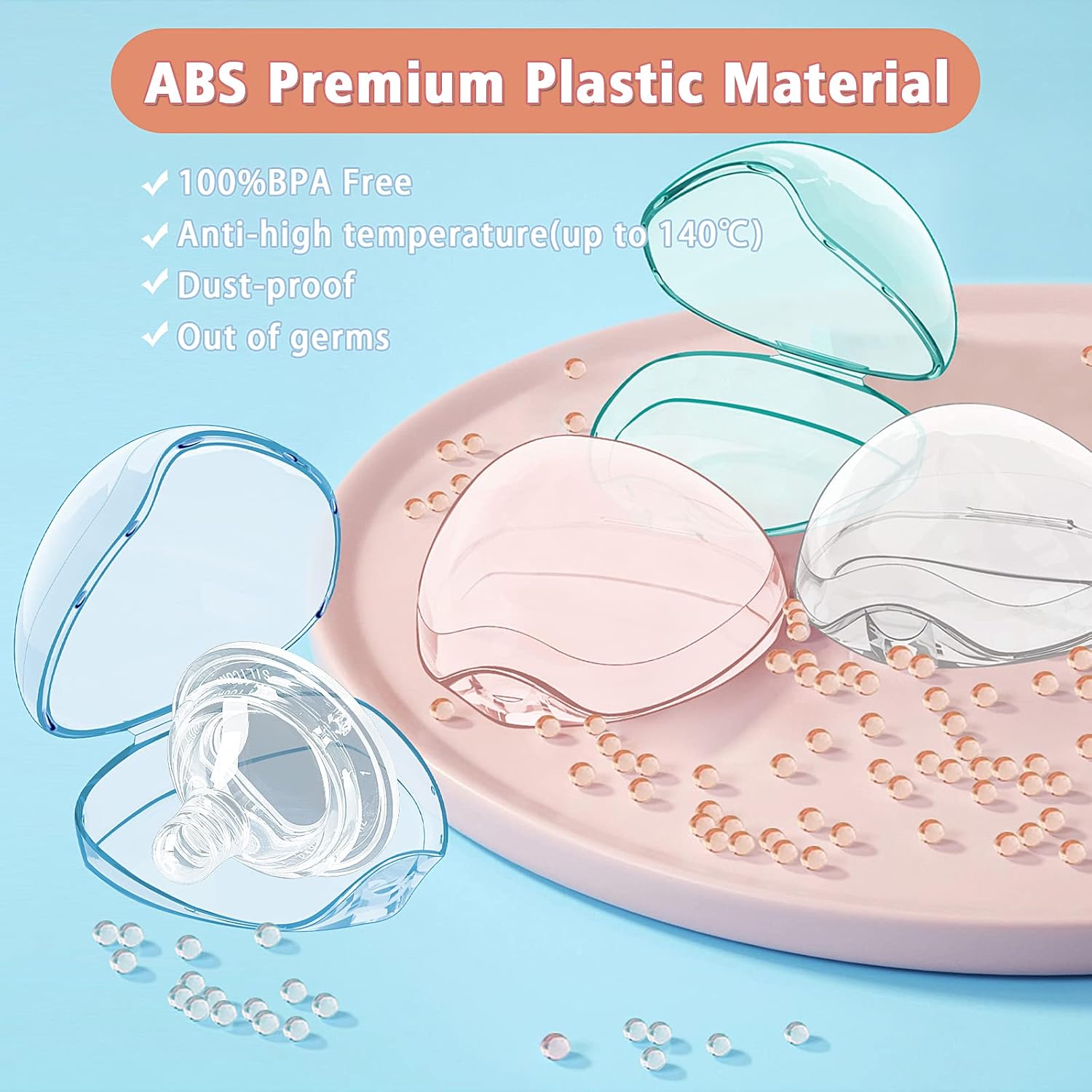 おしゃぶりホルダー - 2/4個入り旅行に便利なベビーおしゃ - Baby Products Storage Box のレビューと価格