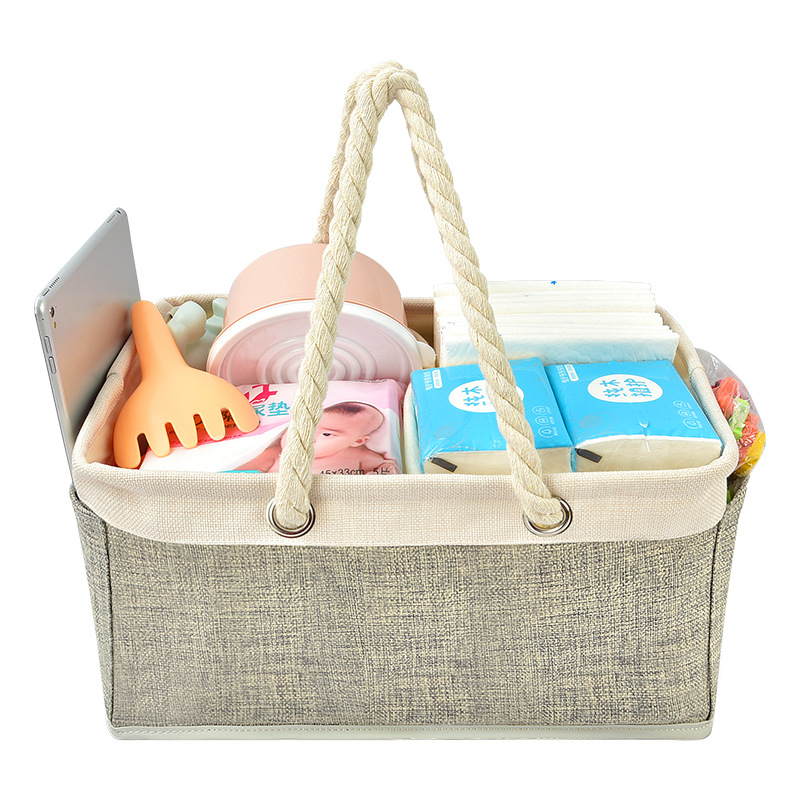 多機能ハンドヘルド収納バッグ、オリジナル工場製ホームジュート - Baby Products Storage Box のレビューと価格