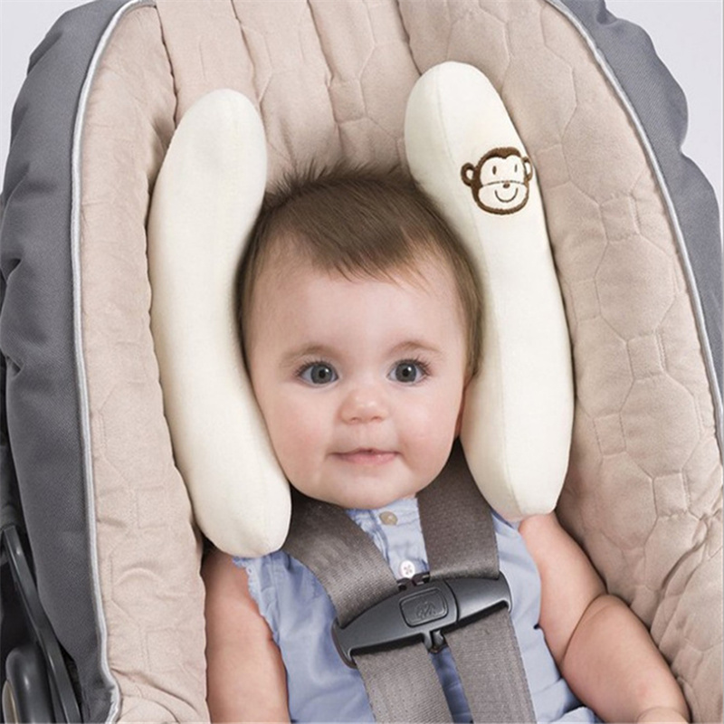 かわいい漫画新生児枕ソフトネックサポートクッションベビーカー - Infant Head Protector のレビューと価格