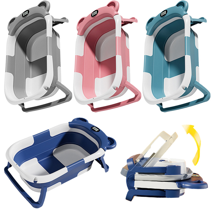 ベビーバス用折りたたみ式バスタブ,温度センサー,新生児測定, - Baby Products Newborn のレビューと価格