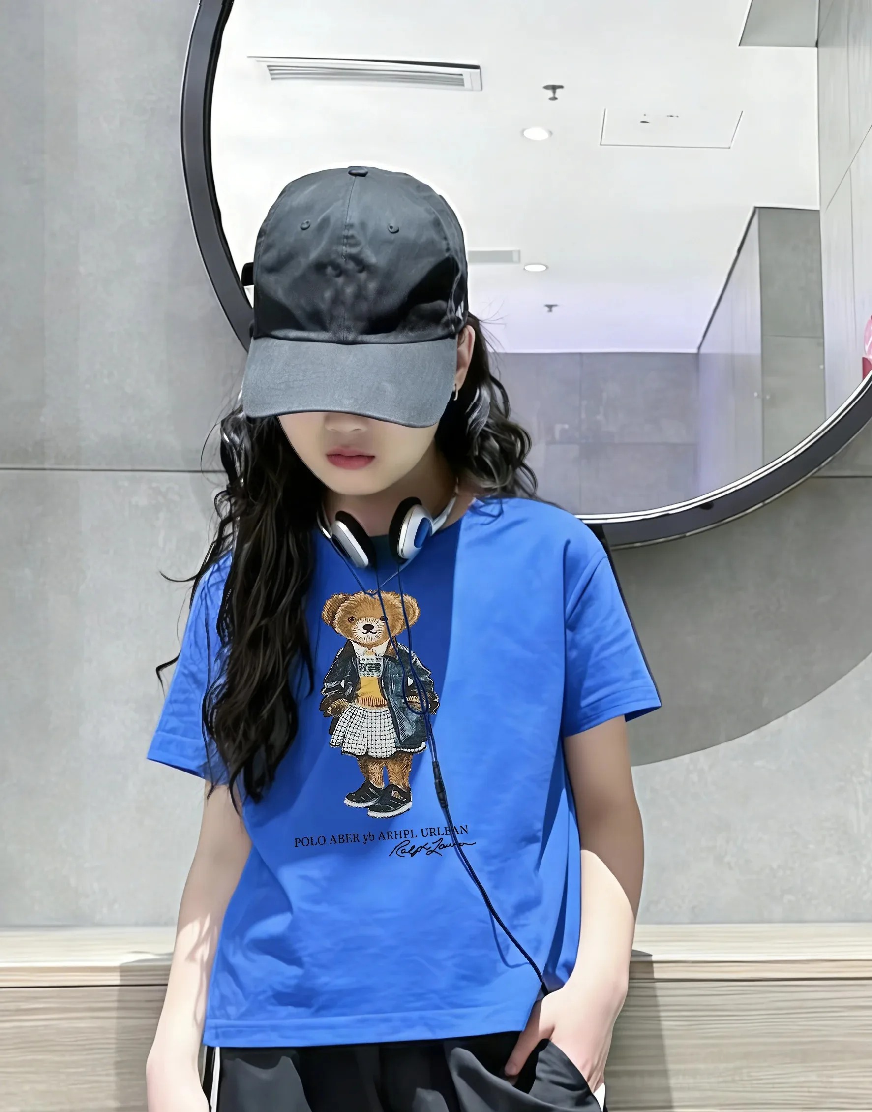 新しい子供用Tシャツ、砂糖を加えた夏の新作、女の子向け、漫画 - Baby Products Teddy Bear のレビューと価格