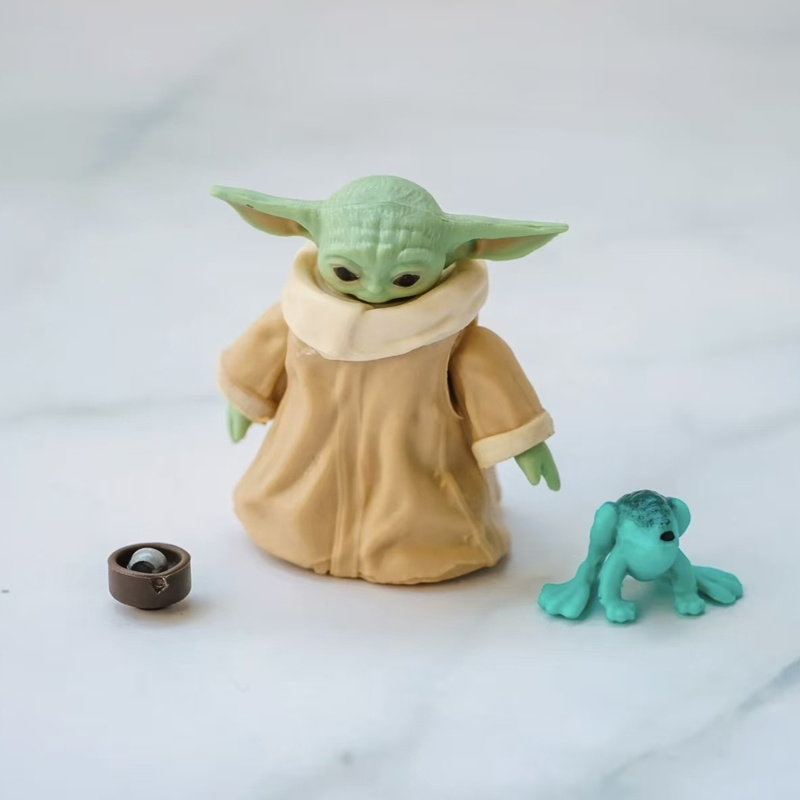 ウォーズヨーダベビーアニメ可動アクションフィギュアかわいいモ - Baby Yoda Products のレビューと価格