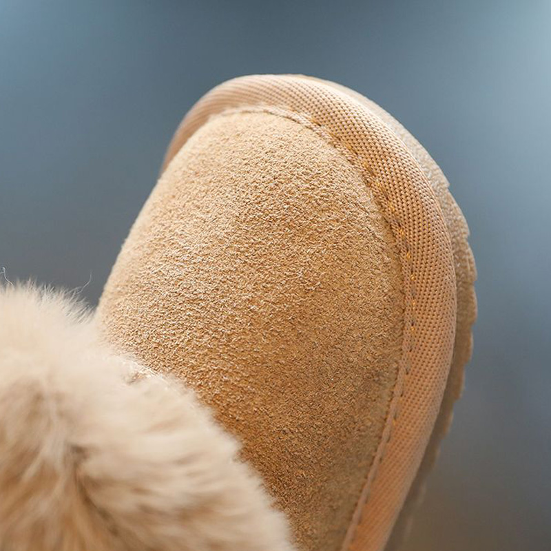 幼児毛皮スノーブーツ幼児ベビー冬暖かいソフトぬいぐるみブーテ - Baby Product Brand のレビューと価格