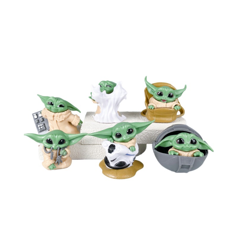 新商品 6個セット ベビーヨーダ グロッグ マンダロリアン  - Baby Yoda Products のレビューと価格